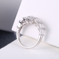 Hot Sale sterling silver 925 ring design cz from china